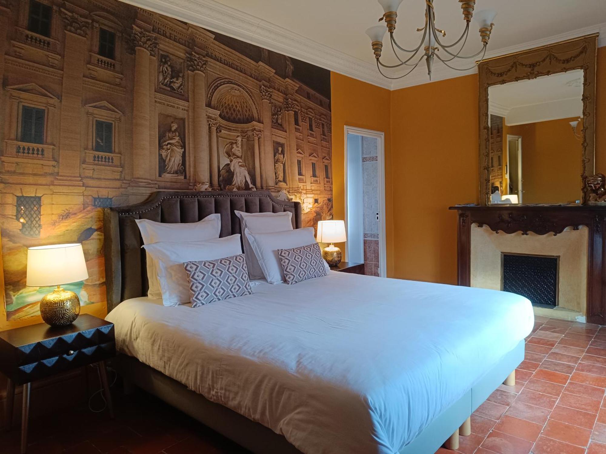 Bed and Breakfast Les Jardins De La Fontaine Алес Экстерьер фото
